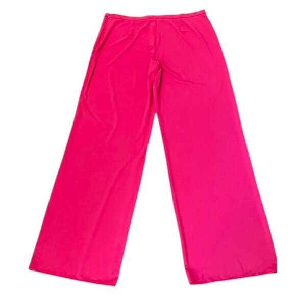 Genny Women's Pink Coral Sequin Top and Pants Set Made in Italy Designer 12 EUC - Picture 12 of 16